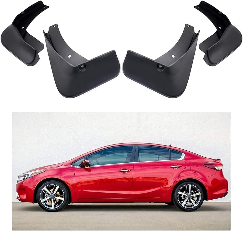 ZanLIn Car mudguard suitable for Kia Forte Sedan 2017 2018, Mud Flaps Splash Guards Replacement Decorative Mudguard Wheel Baffle Protection