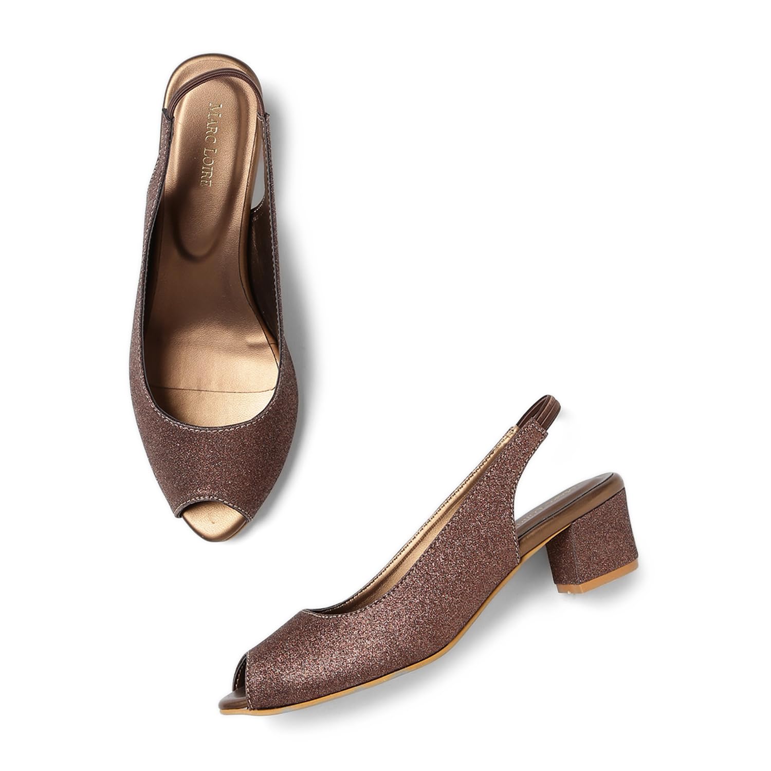 Marc Loire Attractive Comfortable Block Heels Sandals for Womens (Copper, 3) (B0CP85W7VN) Amazon Price History, Amazon Price Tracker