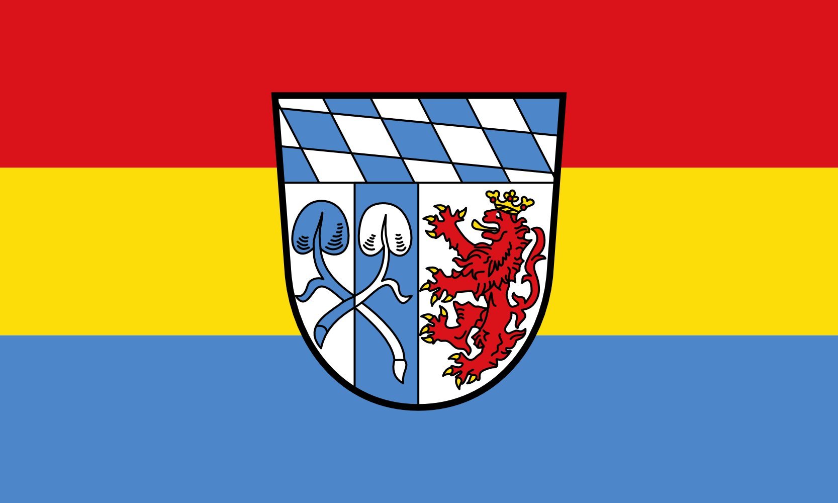 Drapeau d'arrondissement de Rosenheim grand drapeau paysage 1 pièce