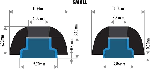 Miniatura 6 de Dekoni Bulletz - Almohadillas de espuma viscoelástica para AirPods Pro y AirPods Pro 2, almohadillas de repuesto