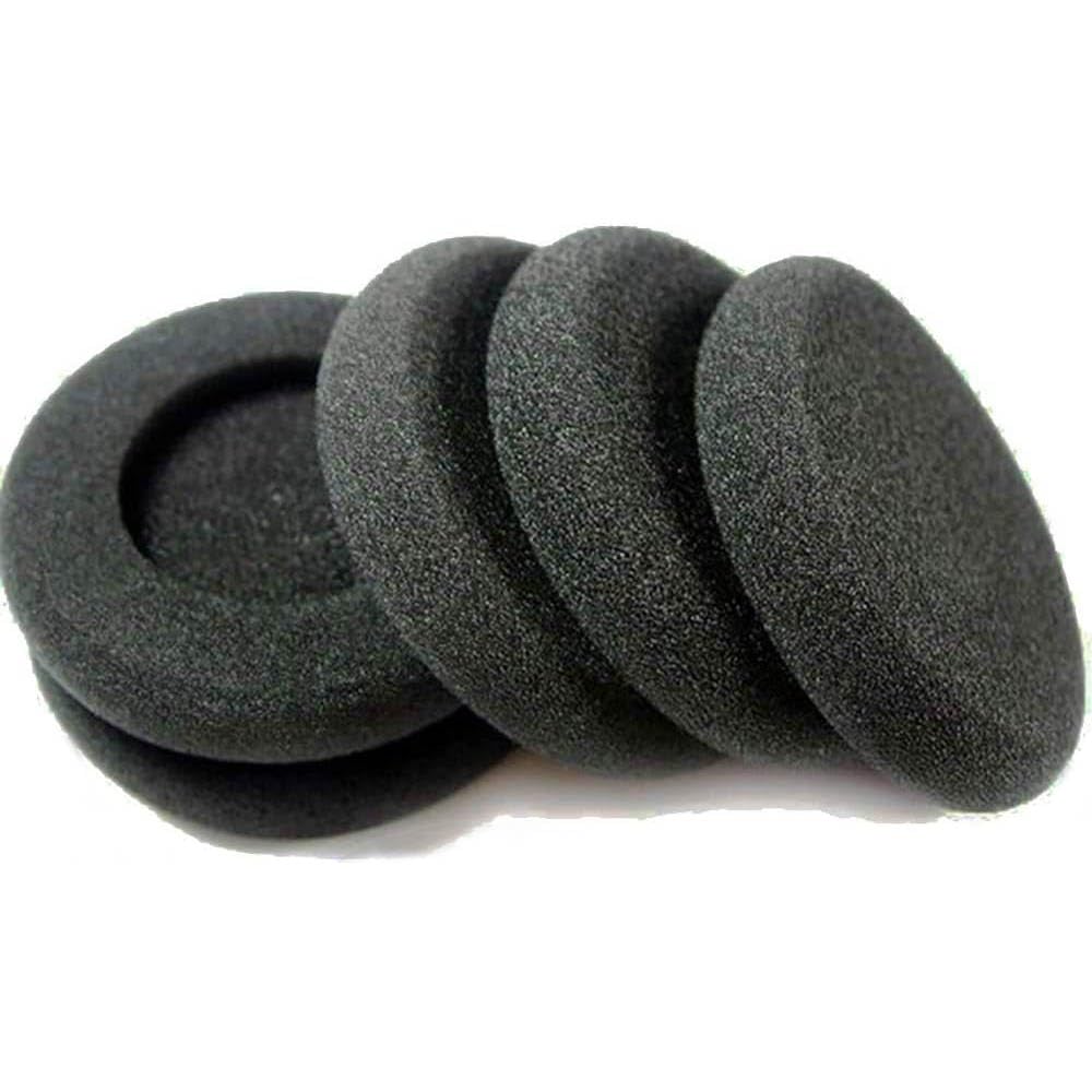 2Pairs 50mm Sponge Foam Headphone Earpads Ear Pads Cushions Earcup Protectors Compatible with Koss Porta Pro PP PX100, Sony Sennheisers Philips Panasonic RP-HT21 AKG Headsets (Black)