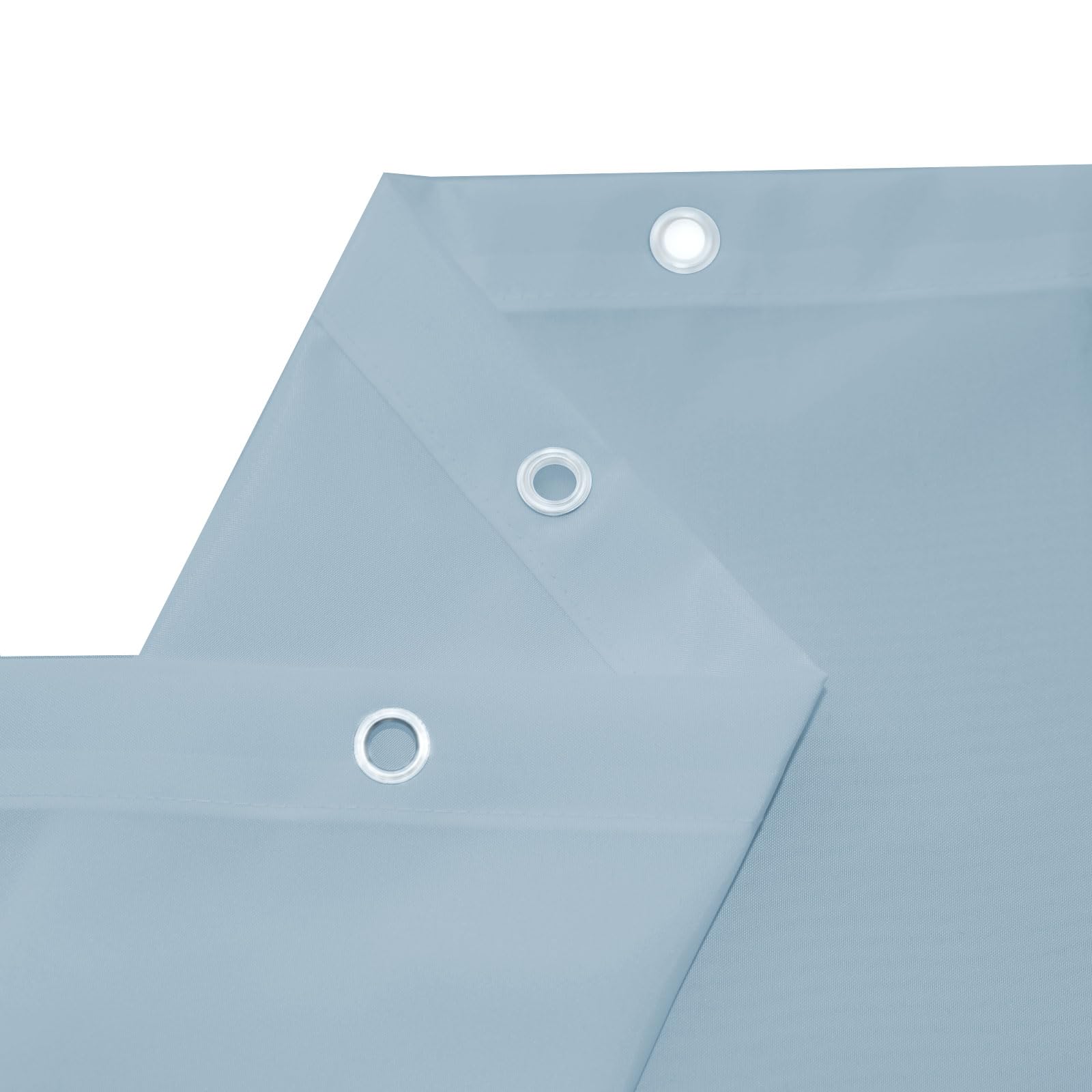 YISURE Cortina De Baño Extra Larga Con 240cm De Caída, Cortina De Ducha Transparente Para Baño, Cortina De Ducha De Plástico PEVA Con Ganchos De Plástico 200x240cm