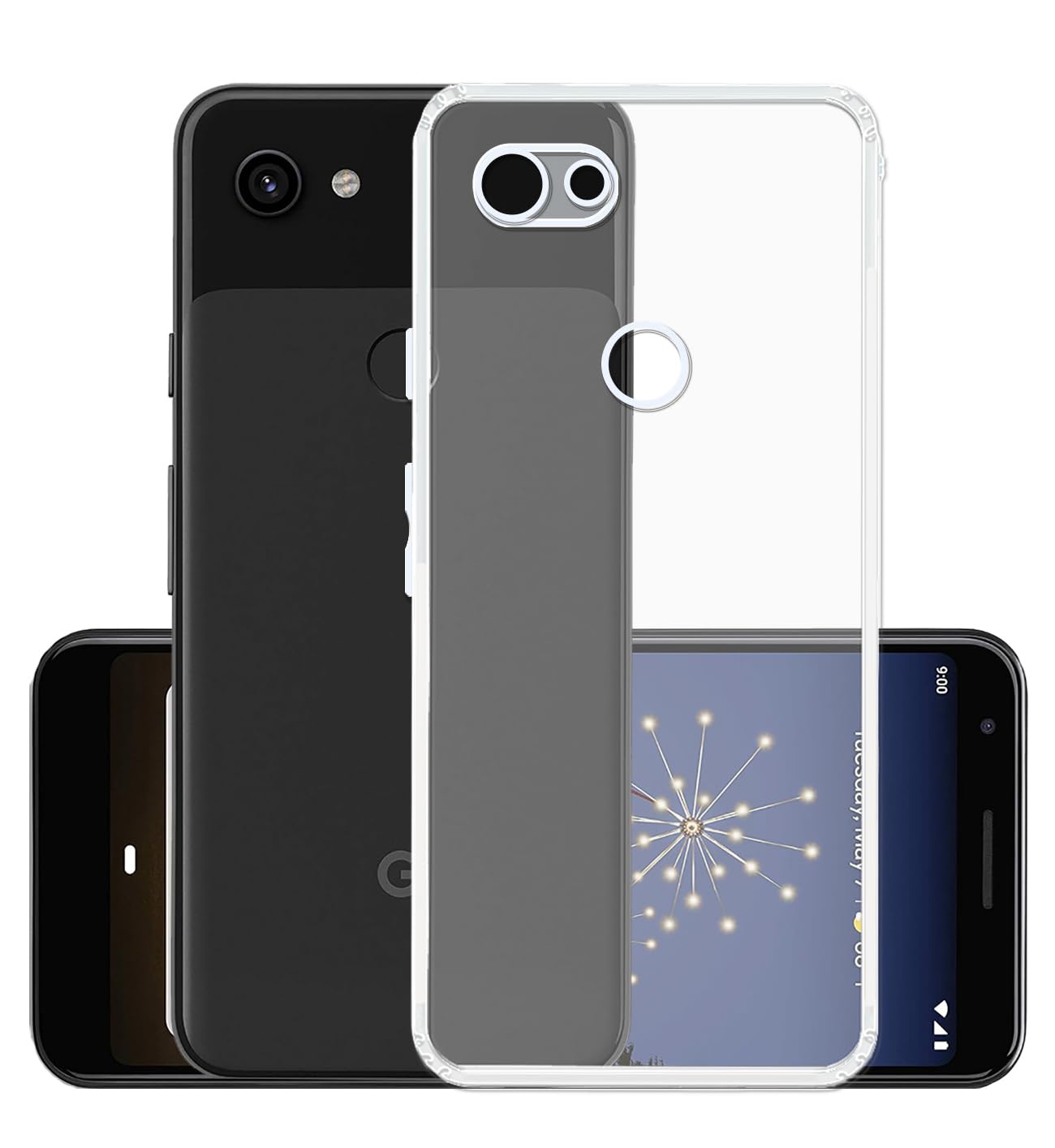 YOFO Back Cover for Google Pixel 3A (Flexible|Silicone|Transparent|Full Camera Protection|Dust Plug) (B0CWPDGLZS) Amazon Price History, Amazon Price Tracker