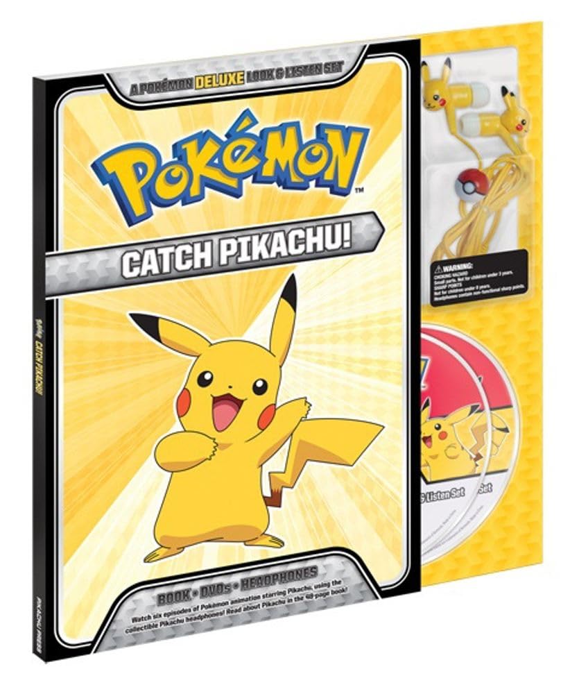 Catch Pikachu! DELUXE Look & Listen Set (Pokemon)