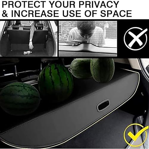 Miniatura 1 de Cubierta de carga para maletero trasero mejorada para Toyota RAV4 2014 2015 2016 2017 2018 2019, fácil de usar, protege tu carga, protege la