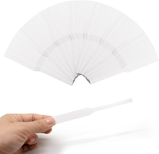 200 Pcs Perfume Test Strips, Premium White Fragrance Blotter Strips | Strong Absorbent for Perfume, Cologne, Essential Oils & Aromatherapy Scents