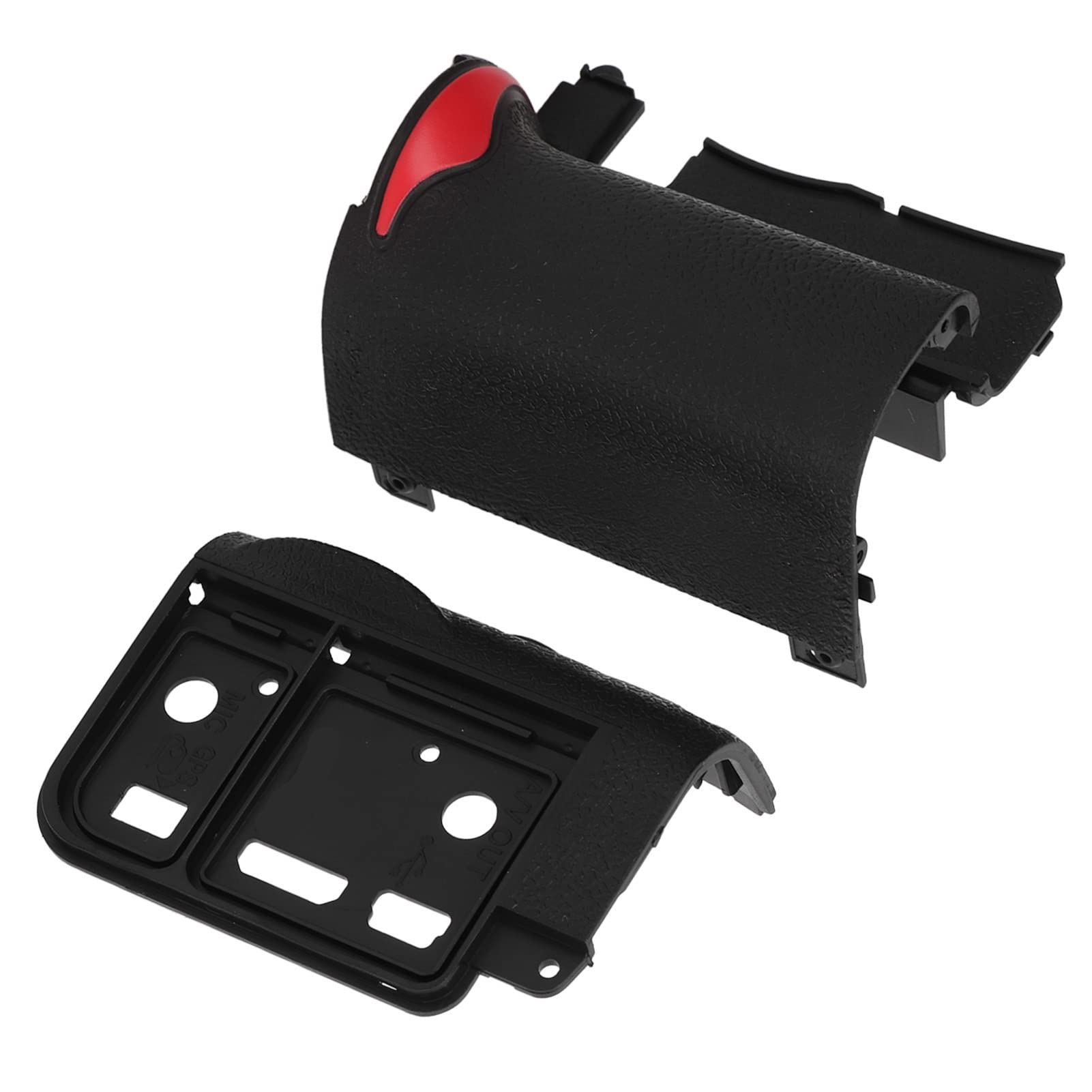 Copertura in Gomma per Corpo Fotocamera Digitale, Parti di Ricambio per Impugnatura Durevole per Fotocamera SLR D7000, Design Anti-Vibrazione, Facile Installazione -, 3 Unità