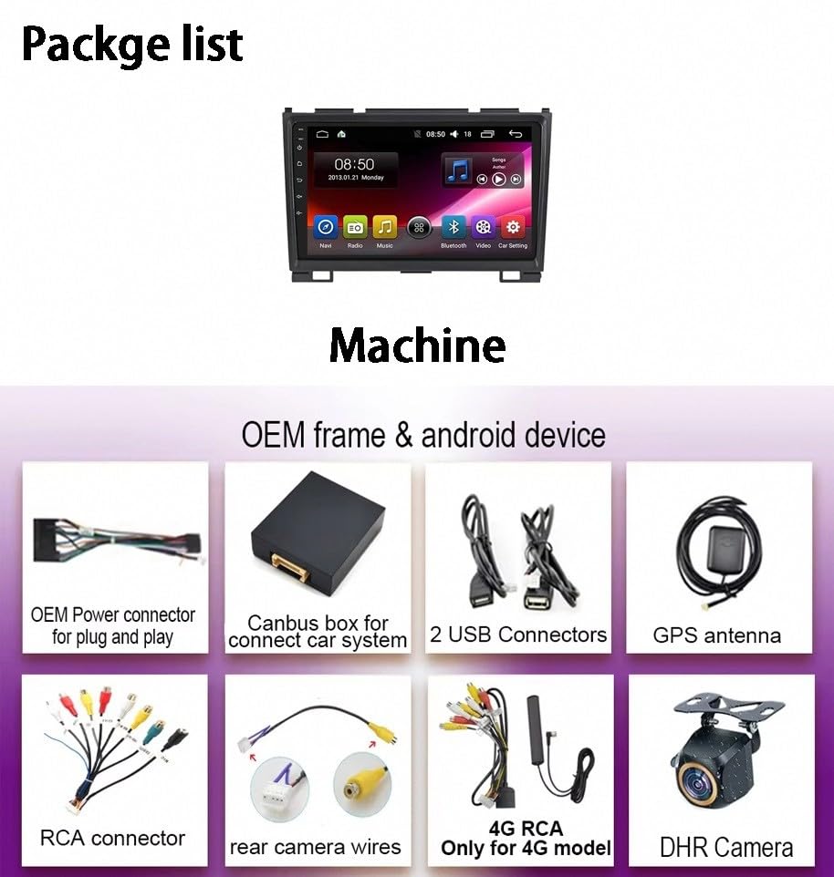 Radio Carplay 2 DIN Hummer H3 2005-2011 receptor de audio coche Bluetooth 4 nuclear 7