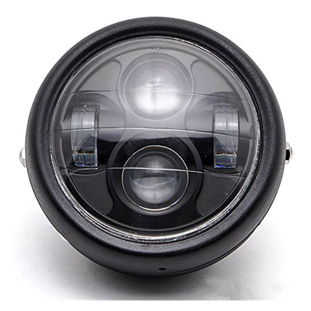 Amazon | TASWK オートバイブラック6.5 インチ ヘッドライト