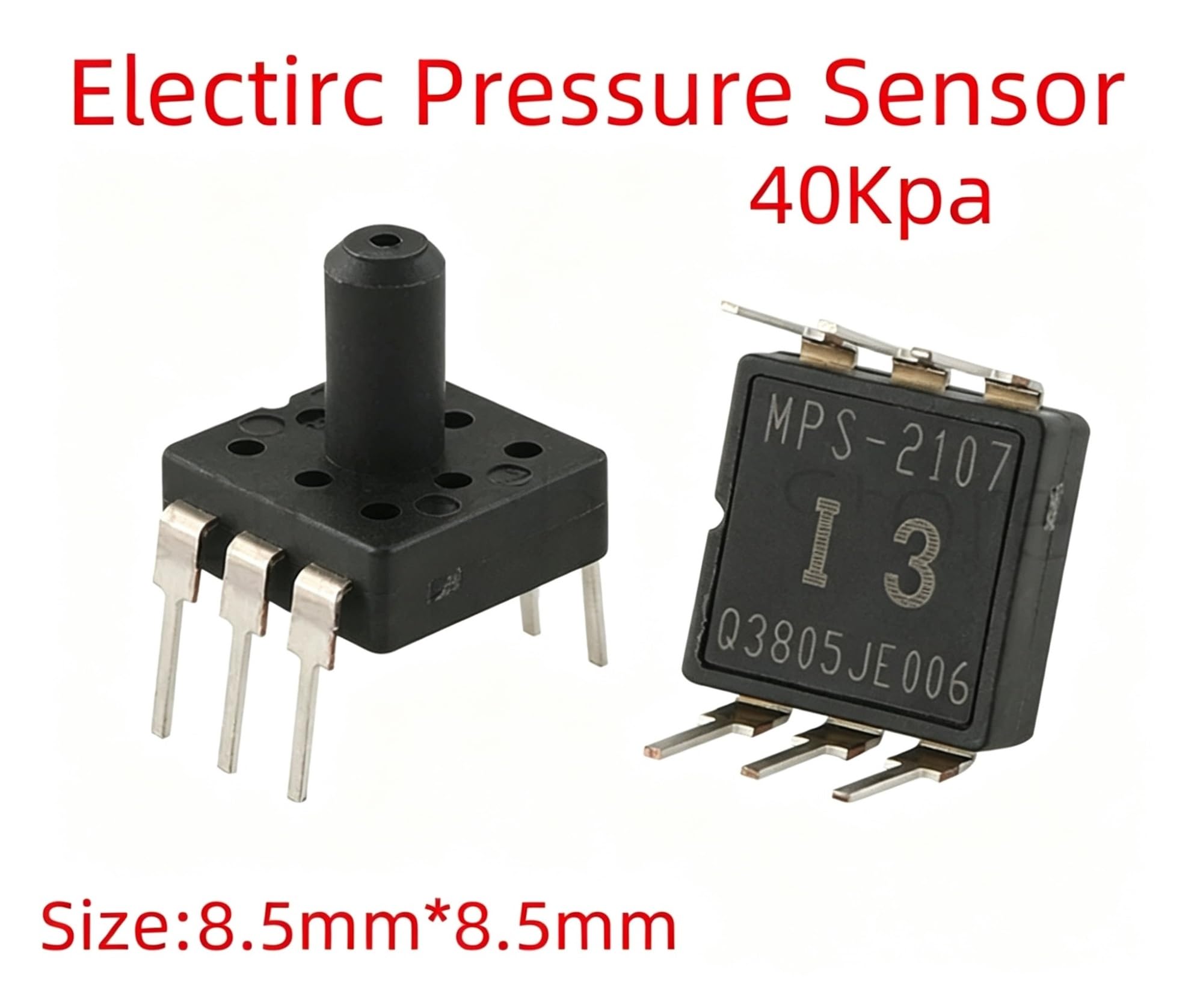 Silikonowy czujnik ciśnienia DIP 6, 2 sztuki, 40kPa, 5,8 psi