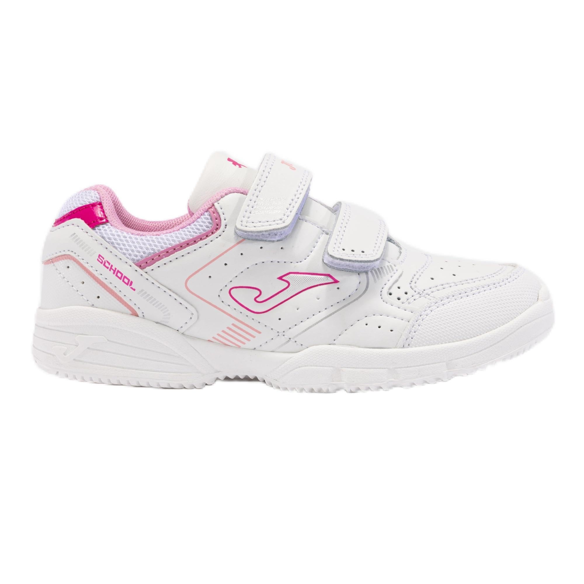 Joma School Series, Unisex Children's Trainers, White, 24 EU