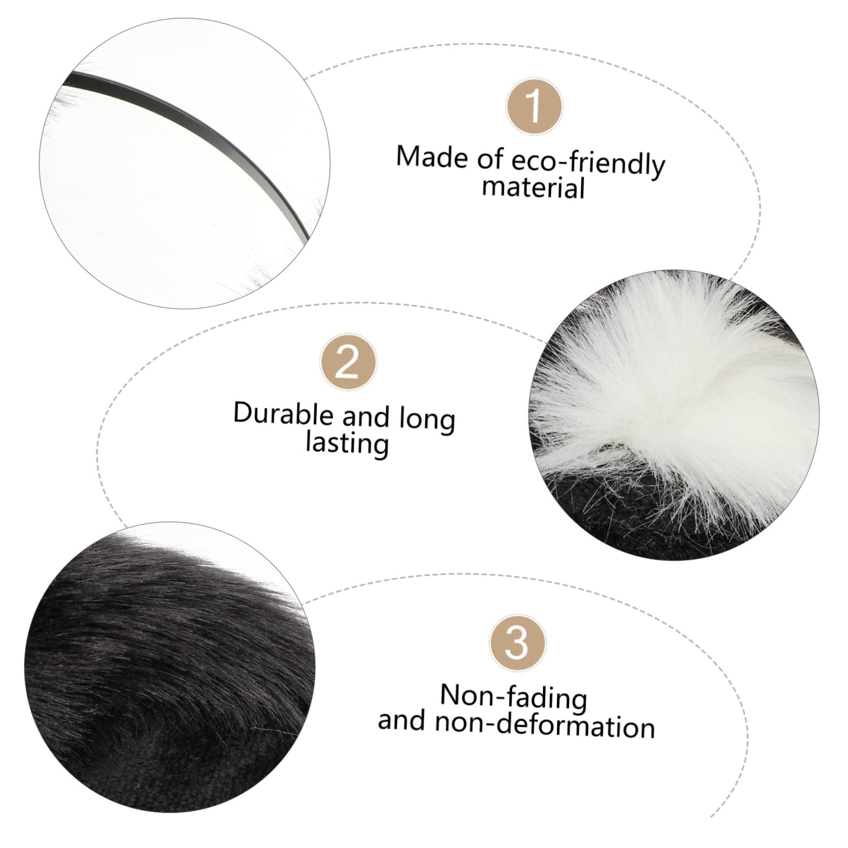 TINEASUR Plush Cat Ears Hairband Cute Cosplay Cat Ear Headband Performance Headdress Party Ideal Women Girls Kids - Image 4