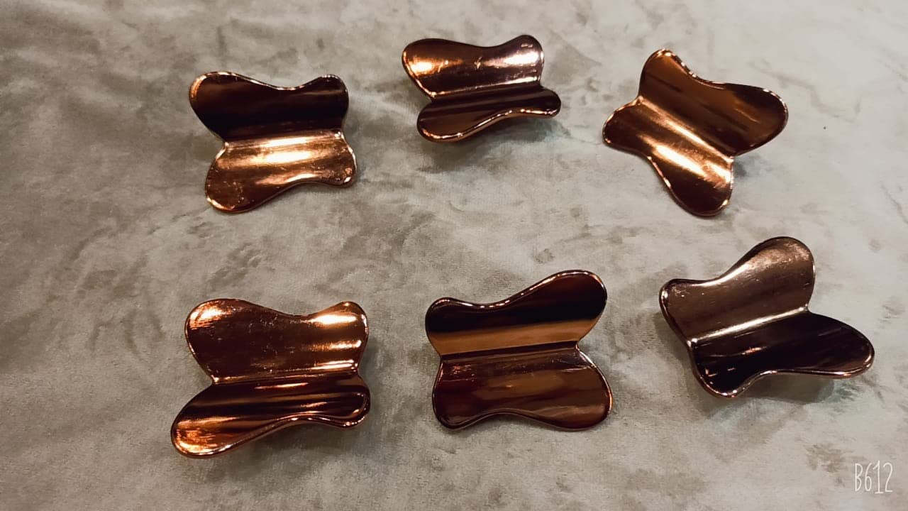 Lms-257 Butterfly Knob/Drawer Round with Multi =Finish (Pack of 8, Rose Gold Finish) (B0B7FYYZ8C) Amazon Price History, Amazon Price Tracker