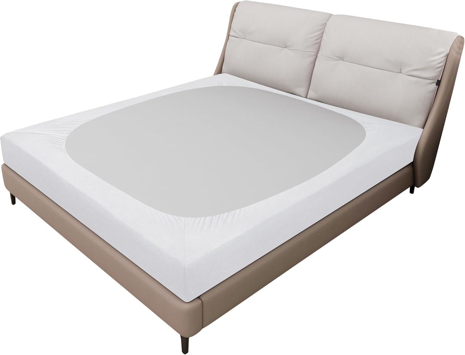 EasyGoing Box Spring Cover Twin Size, 4 Way Stretch Smooth