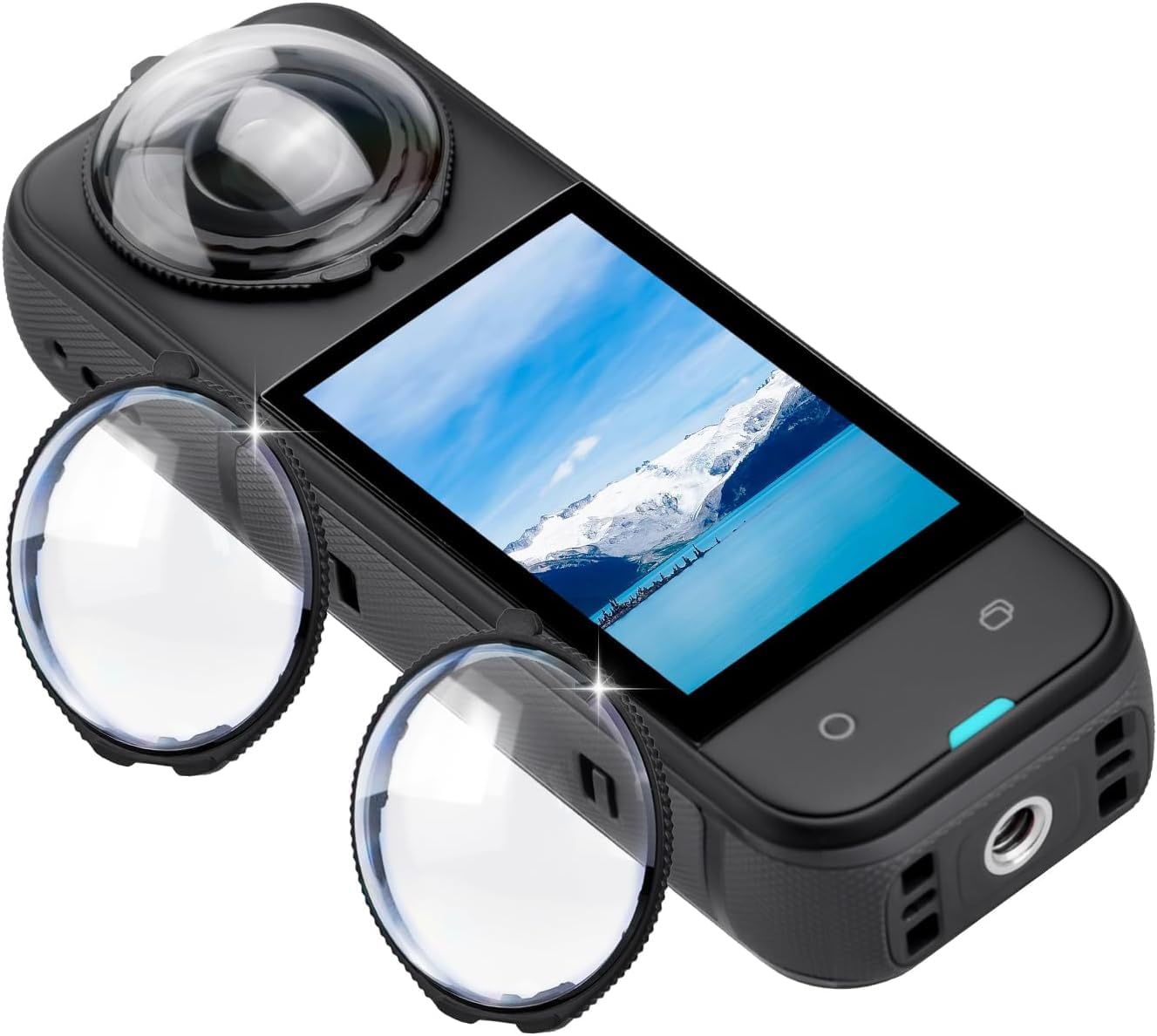 DA-GODO X5 Premium Lens Guard for Insta360 X5, High Transparency Tempered Glass Lens Protector Cover for Insta 360 X5 Protective Camera Anti-scratch Accessories