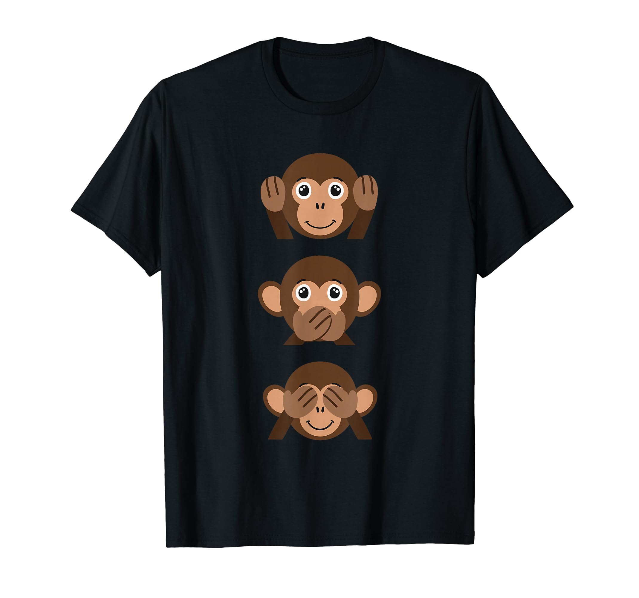 Amazon | 見ざる、聞かざる、言わざる Tシャツ | Tシャツ・カットソー 通販