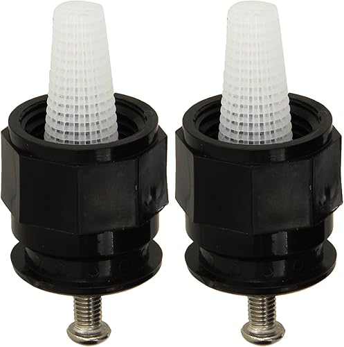 Orbit WaterMaster Underground 54151 - Burbujero de plástico, medio círculo, color negro (paquete de 2)