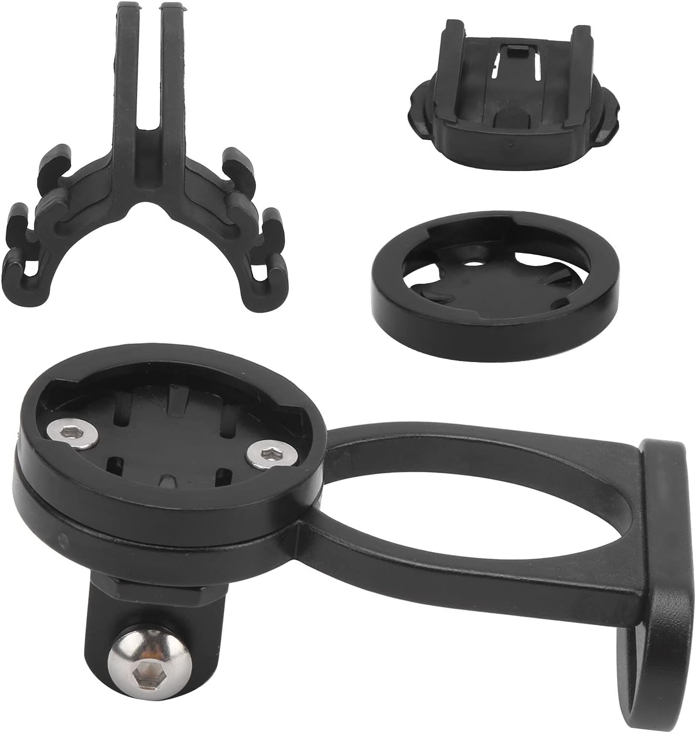 pwshymi bike computer mount aluminium alloy bike computer stem extension bracket stopwatch holder bracket adapter