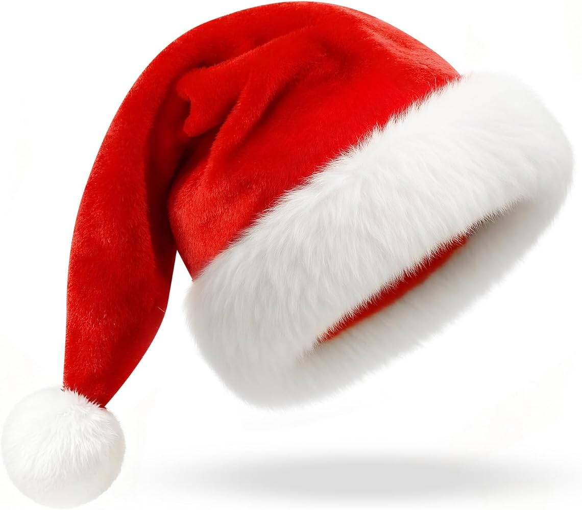 Classic Plush Santa Hat