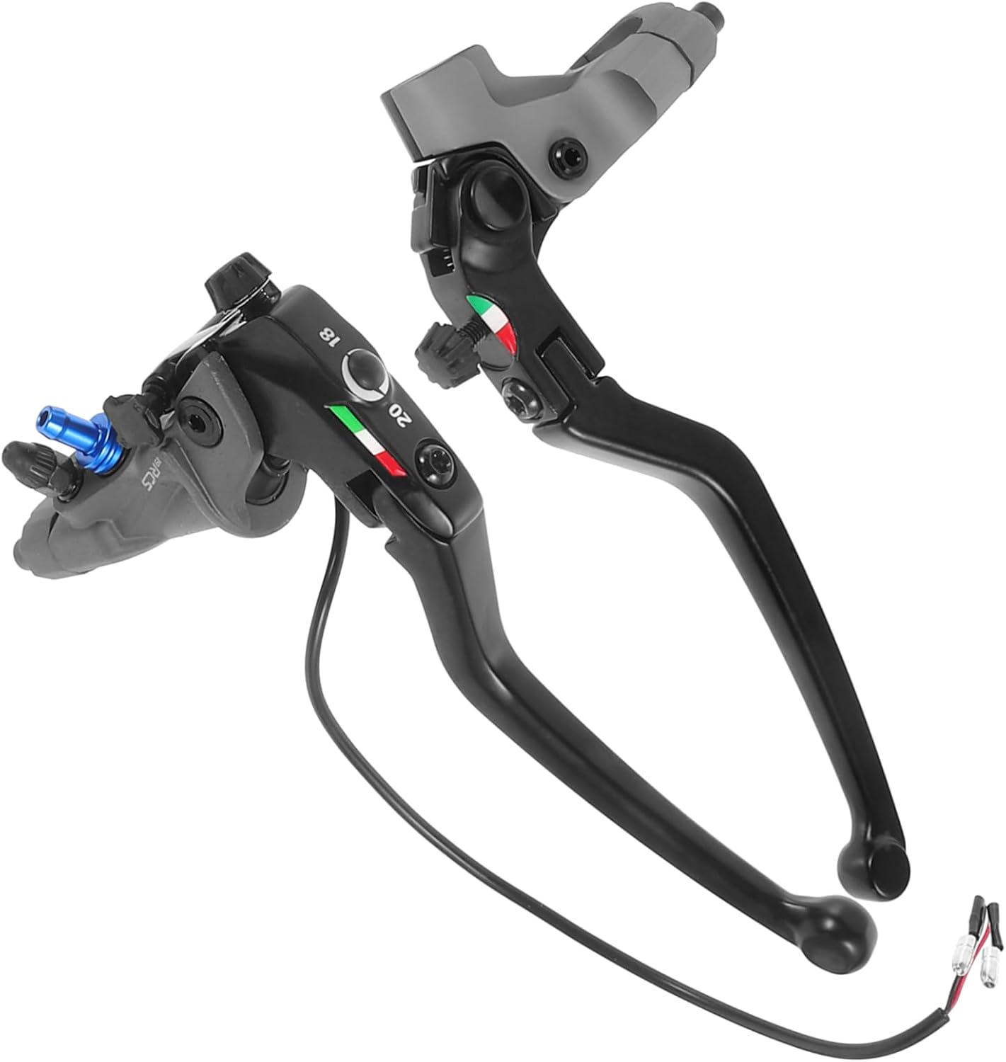 CNC Hydraulic Motorcycle Brake Hand Lever Adjustable Left and Right Brake Pump Universal Clutch Lever for Motorcycle Modification Sturdy Parts for Riders