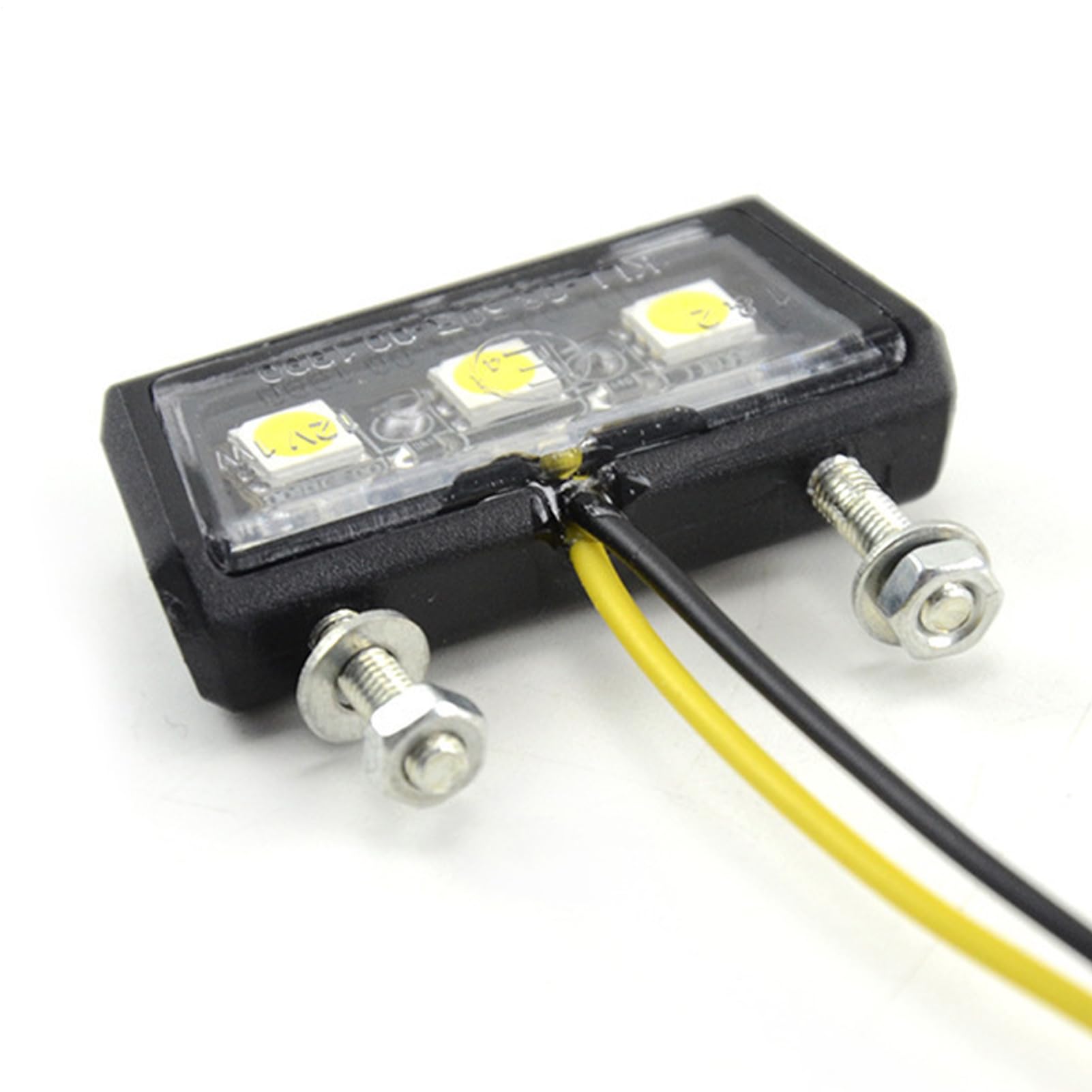 Luces LED para Motocicleta | Luz de Matrícula para Moto | Luz Trasera Desmontable Antivibraciones Impermeable Para Uso Urbano