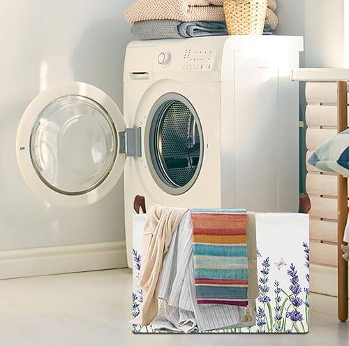 Miniatura 186 de Cesta de almacenamiento rectangular con asas, cesta de almacenamiento plegable, caja de libros, cesta de regalo (calabaza enojada)