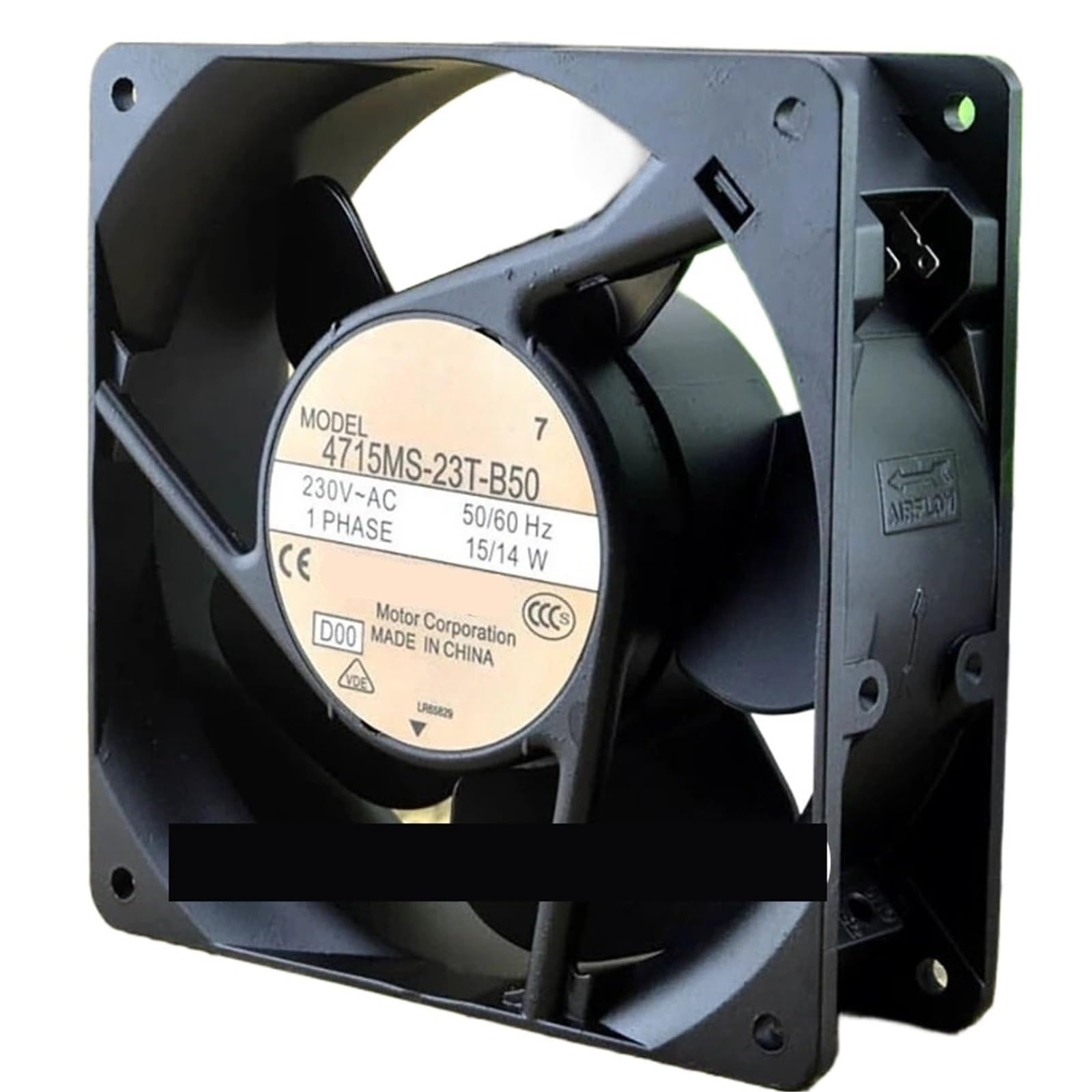 FSBNMNXPQ Cooling Fan AC 230V 15/14W 120 * 120 * 38mm 4715MS-23T-B50 A00