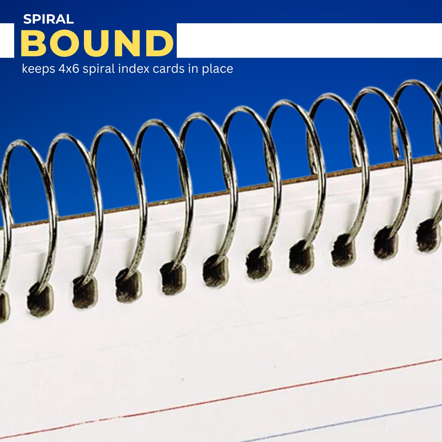 1InTheOffice 4x6 Spiral Bound Index Cards