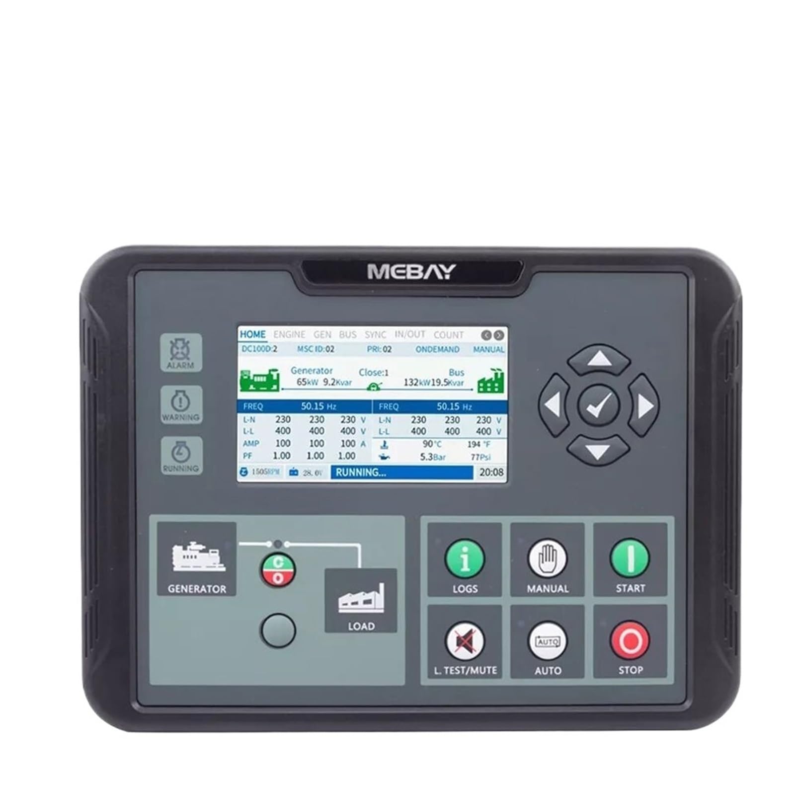 DWFSKZKV DC100D Genset Parallel Controller Diesel Generator Engine LCD Control Module CAN Communication Interface Generador Parts