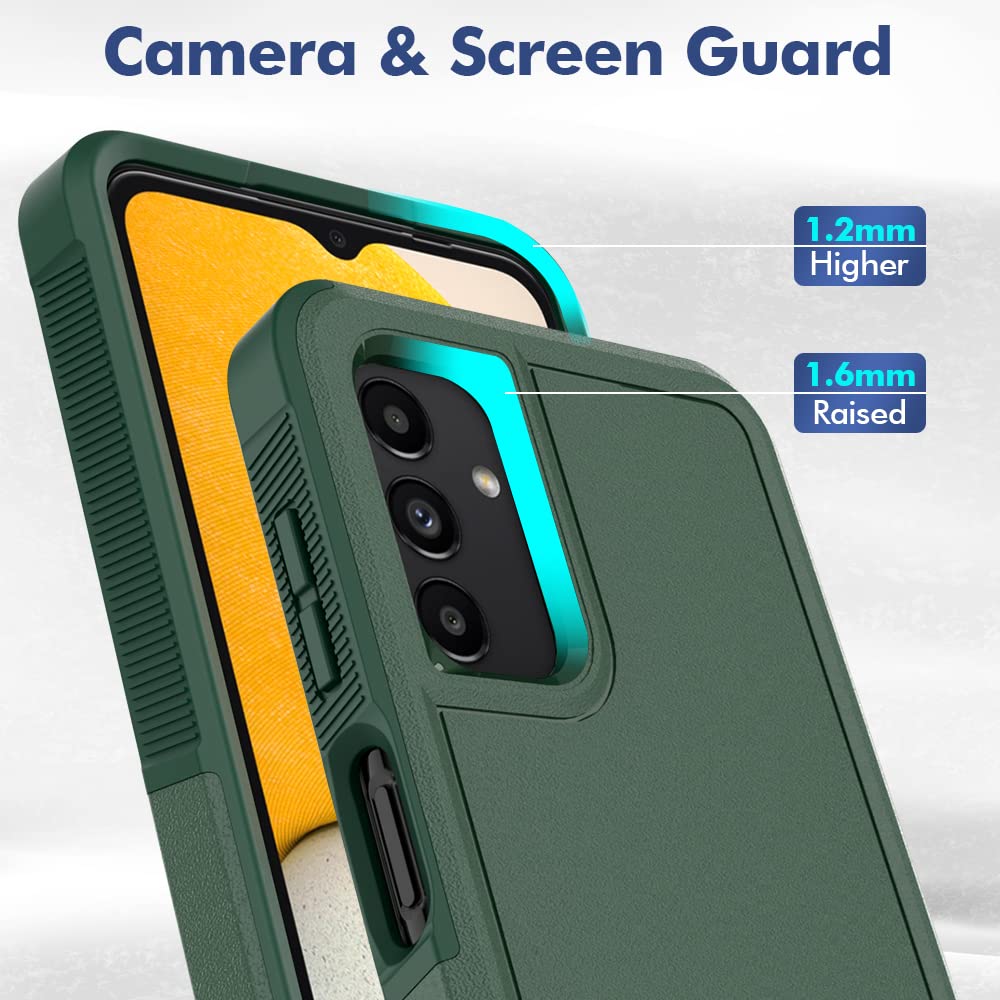 Amazon.com: Samsung Galaxy A13 5G Case - Shockproof, Durable Protective Case,  Green : Cell Phones & Accessories