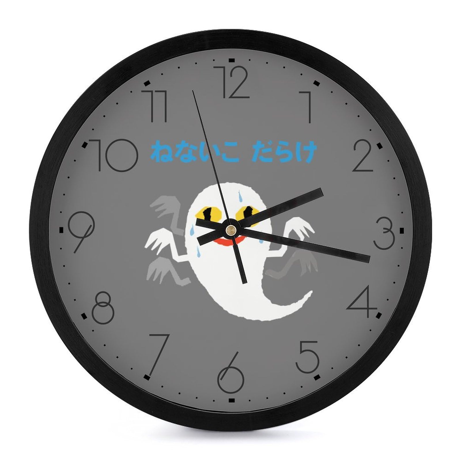掛け時計（MOBILE NUMBERS WALL CLOCK） Amazon.co.jp: 掛け時計 ねないこだれだ 壁掛け時計 時計 壁掛け かけ