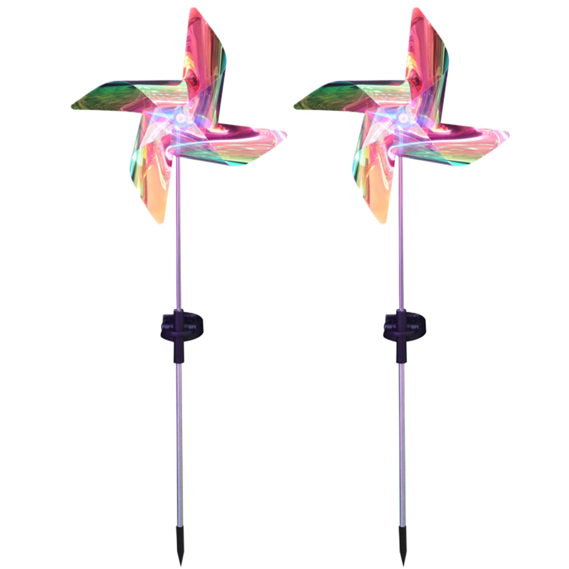 Wind Spinners Solar pour illuminer vos soirées d'été au jardin