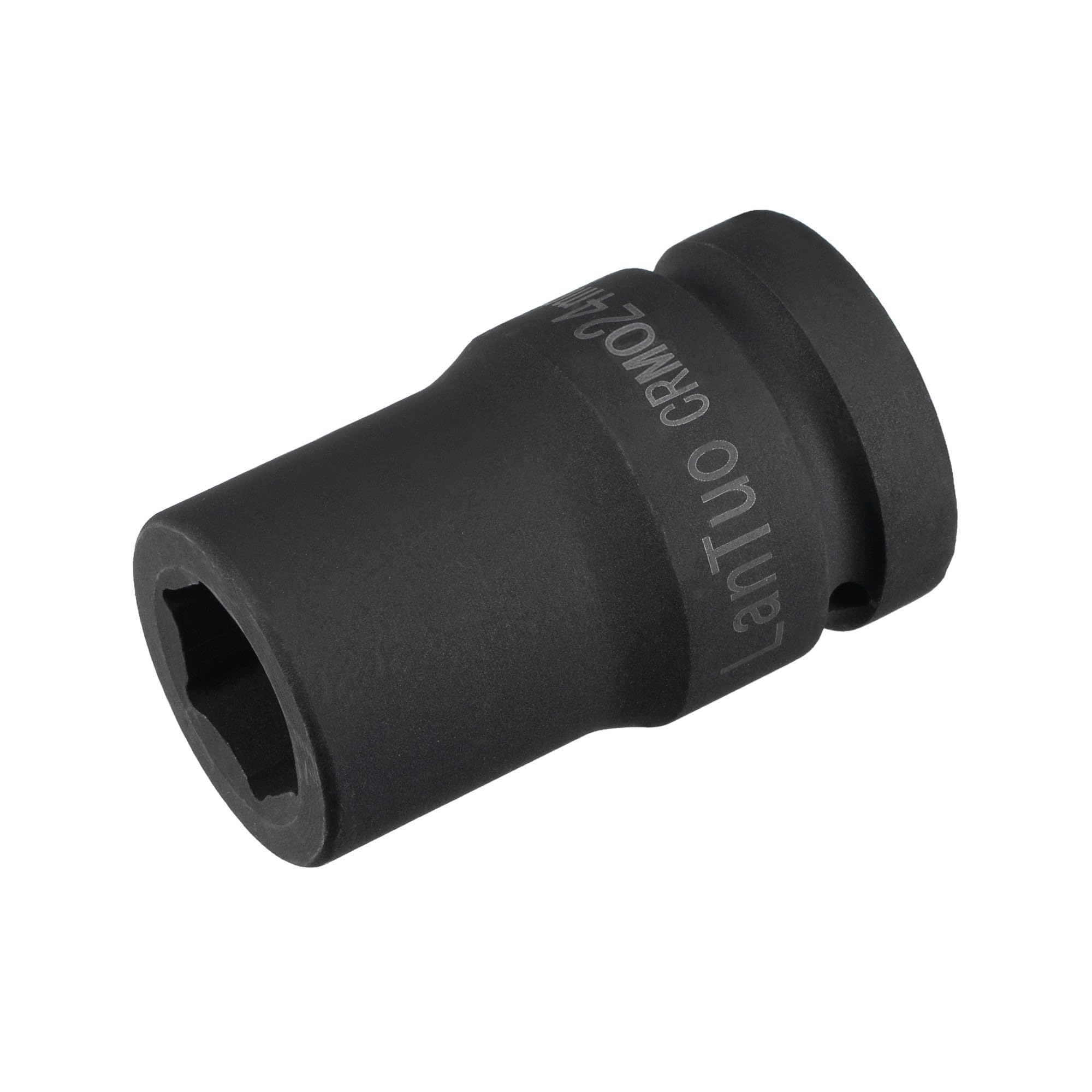 uxcell 1" Drive by 24mm 6-Point Impact Socket, CR-V 80mm Length, Standard Metric Sizes
