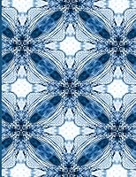Fractal Photo Art Notebook: Splash of Water 3: A fractal image notebook made from a photo of a clear blue splash of water, and filled with college ruled paper. 1731201427 Book Cover