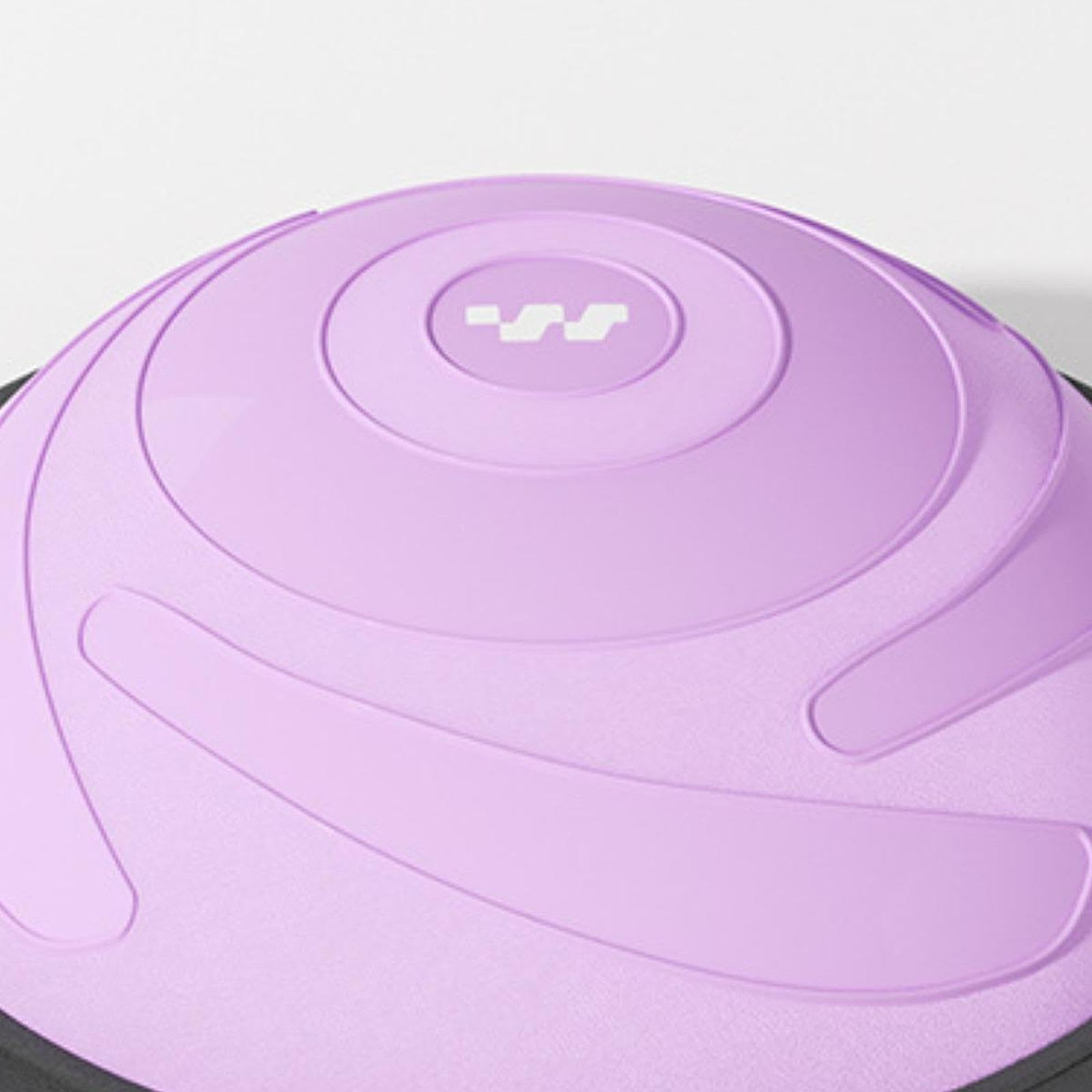 Ballon D'équilibre, Ballon de Fitness, Ballon D'entraînement, Ballon de Pilates Demi-Cercle en Polypropylène Robuste avec Surface Texturée Pou, Violet