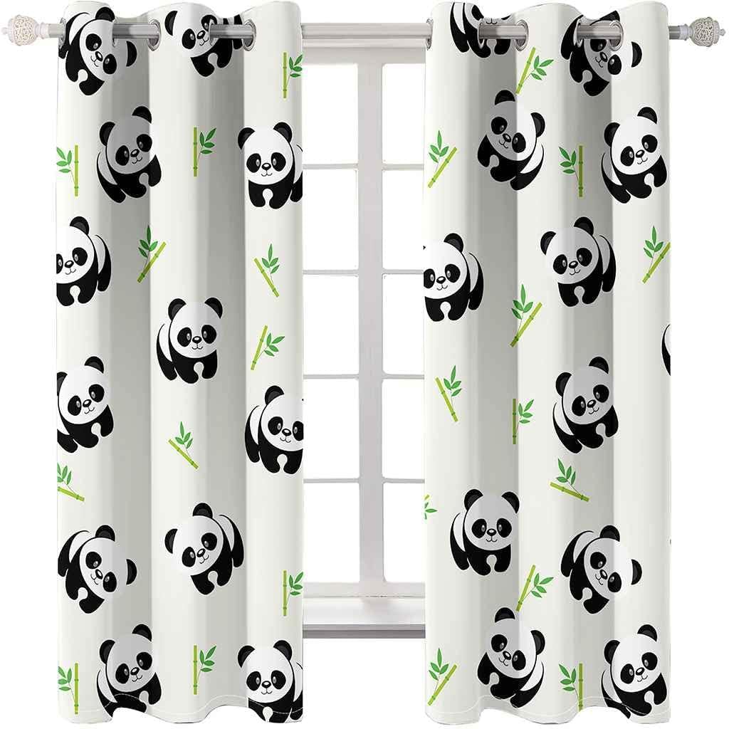 Cortinas Opacas para Ventanas Infantiles Animal Cortinas Opacas para Ventanas Infantiles 3D Patrón Cortinas Salon Dormitorio Moderno Reduccion Ruido Cortinas -2416891386572120