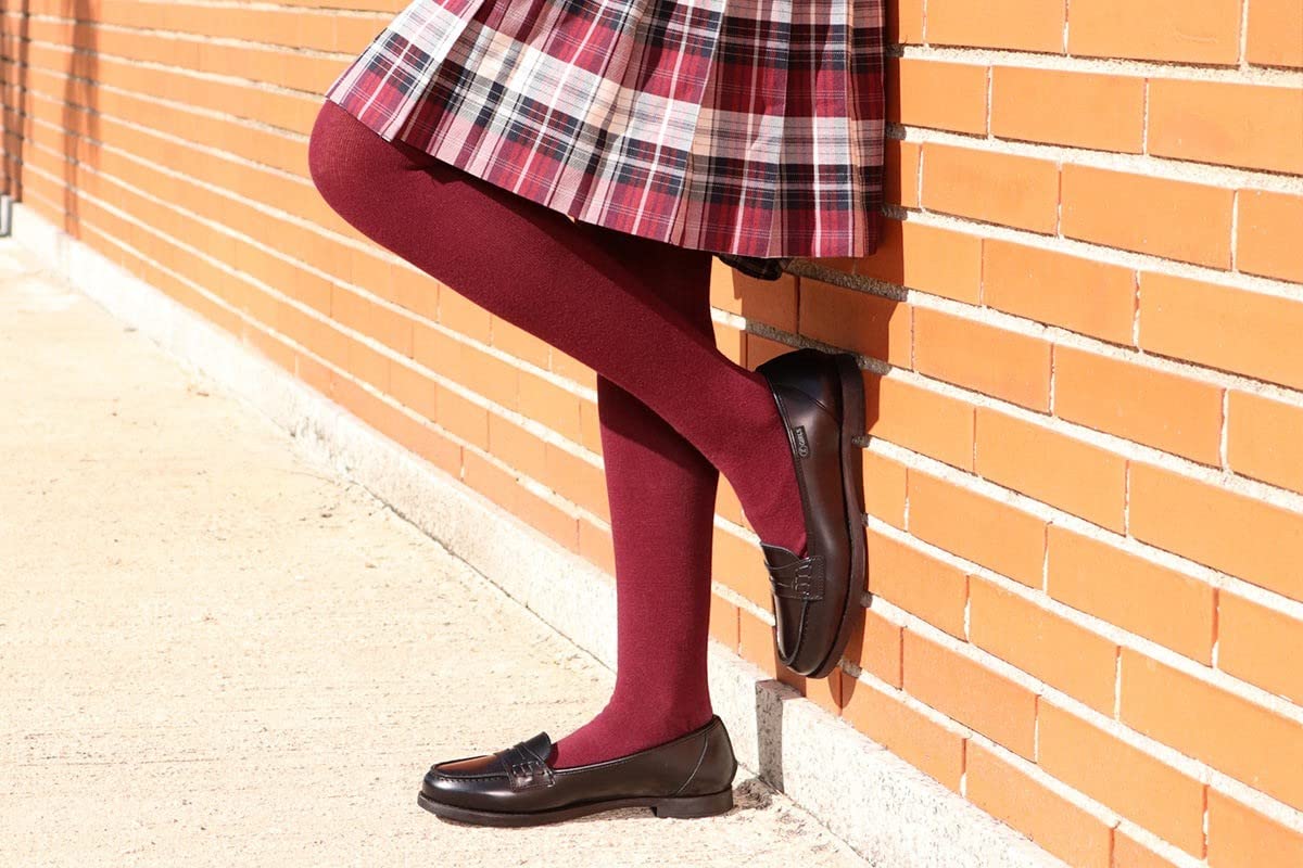 Zapato Castellano NIÑA Uniforme Escolar Impermeables Resistentes Mocasin Uni 483 College Negro