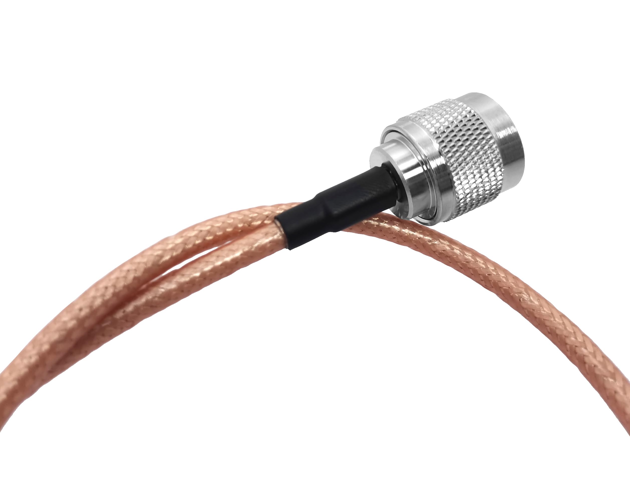 RG142 N Przedłużacz męski na N żeński — kabel koncentryczny o niskich stratach(2ft)