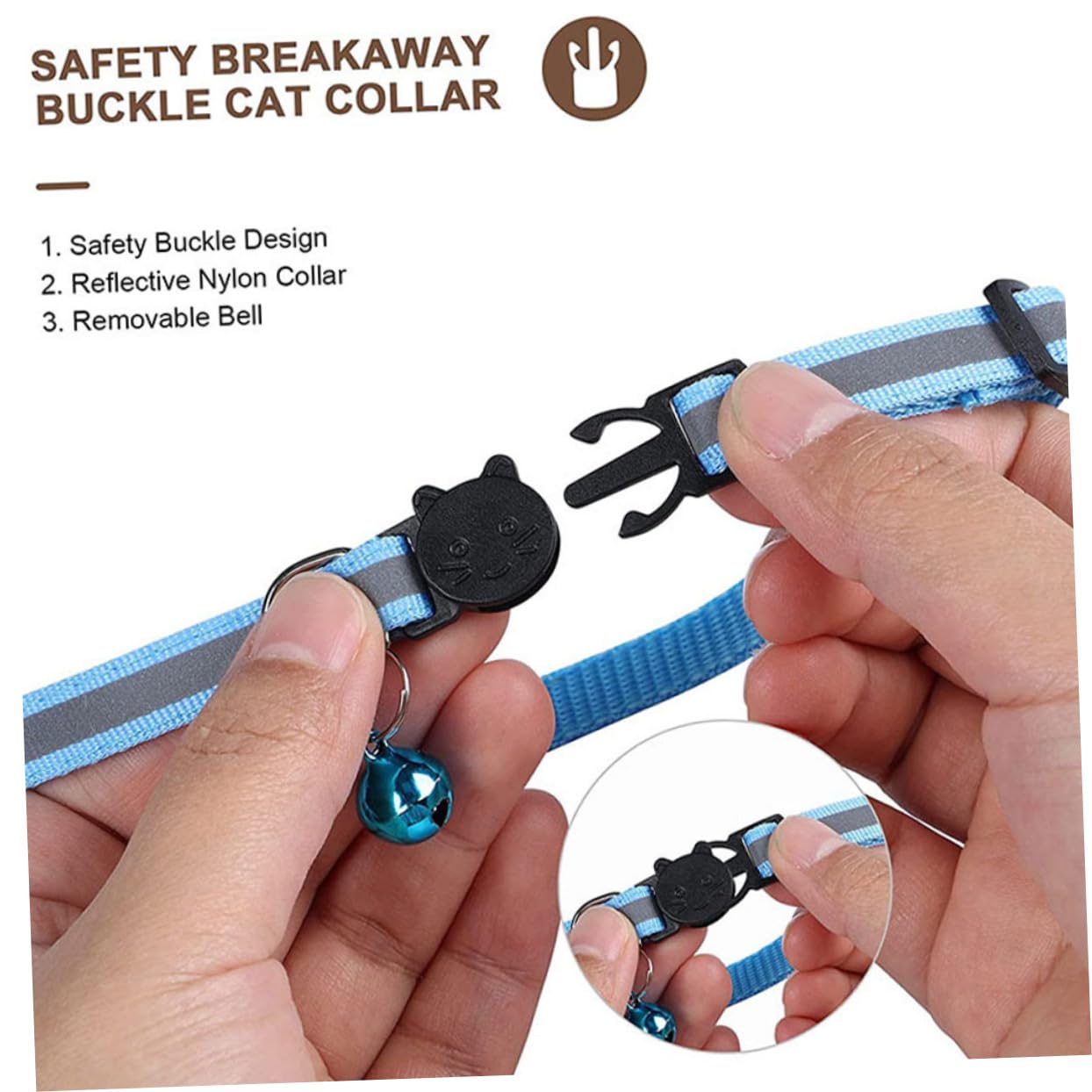 Happyyami 5pièces Collier Réfléchissant Ajustable pour Chien Collier De Sécurité Breakaway pour Animaux Perdants avec Conteneur De Traceur Accessoire Pratique Et Élégant