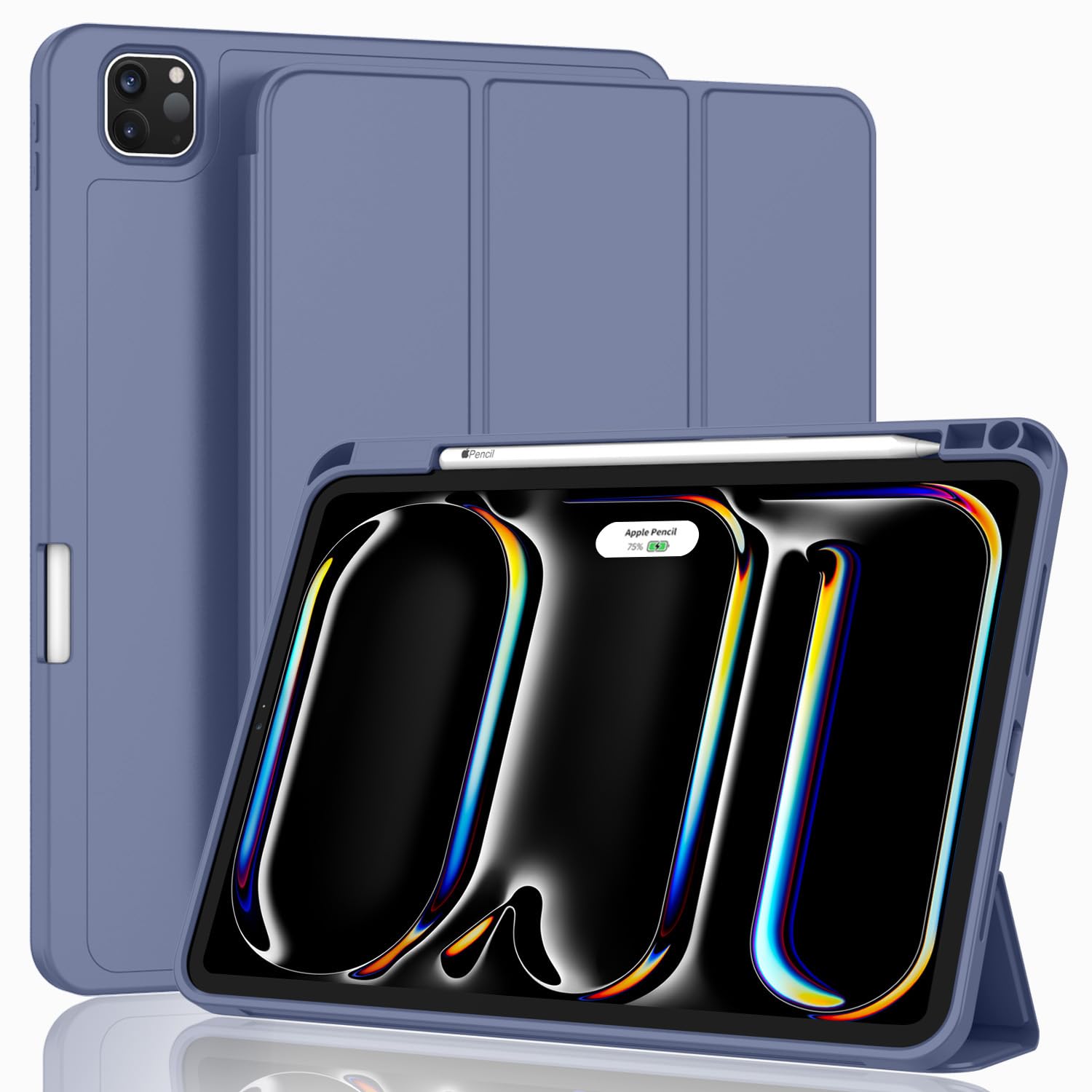 ipad pro 13インチ m4 wifi pencil カバー付き IPad Smart Case With Pencil Holder for 2025 iPad Pro 13 Air