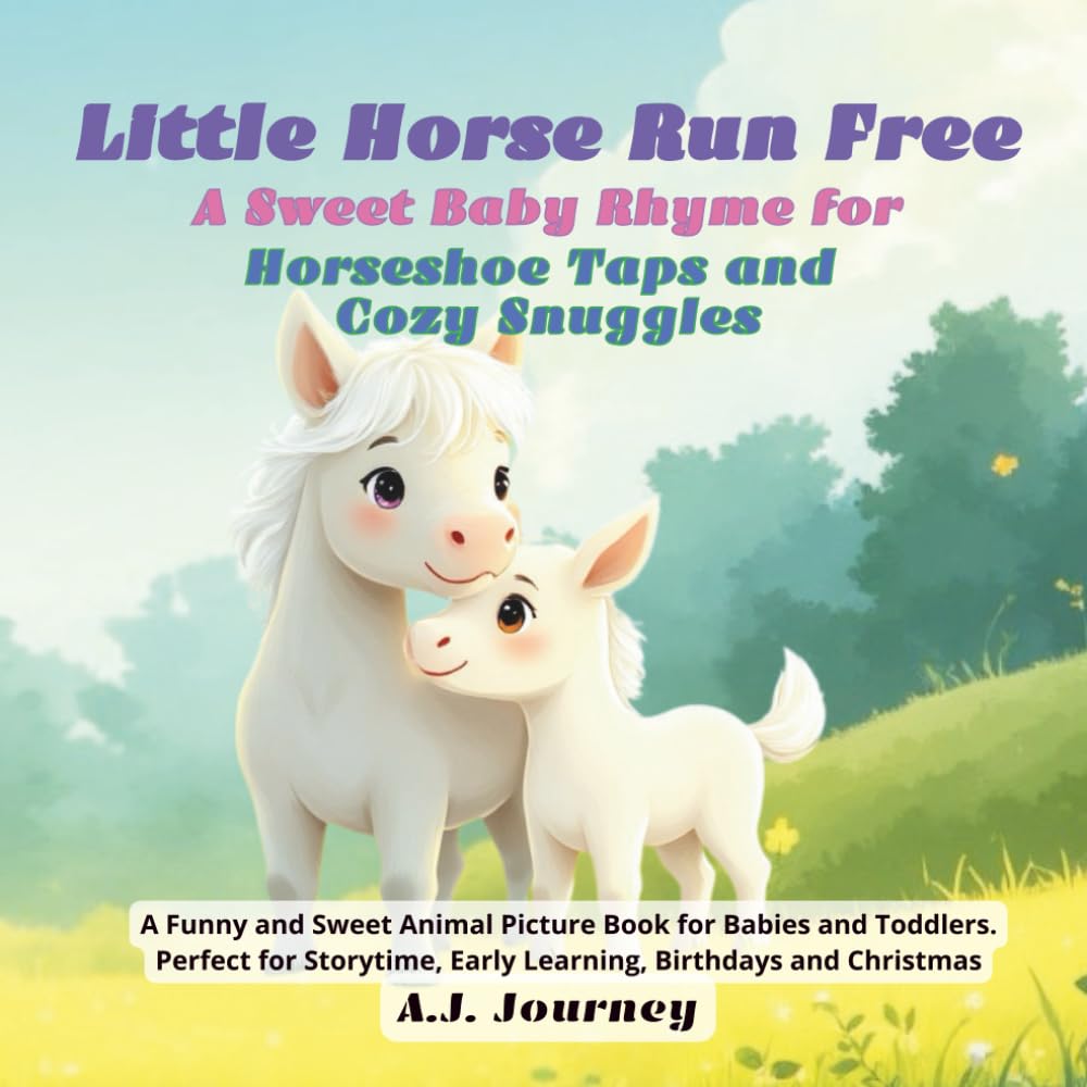 Little Horse Run Free - A Sweet Baby Rhyme for Horseshoe Taps and Cozy Snuggles: A Funny and Sweet Animal Picture Book for Babies and Toddlers. ... Rhymes by SuperHeroesSquad Little Dreamers)