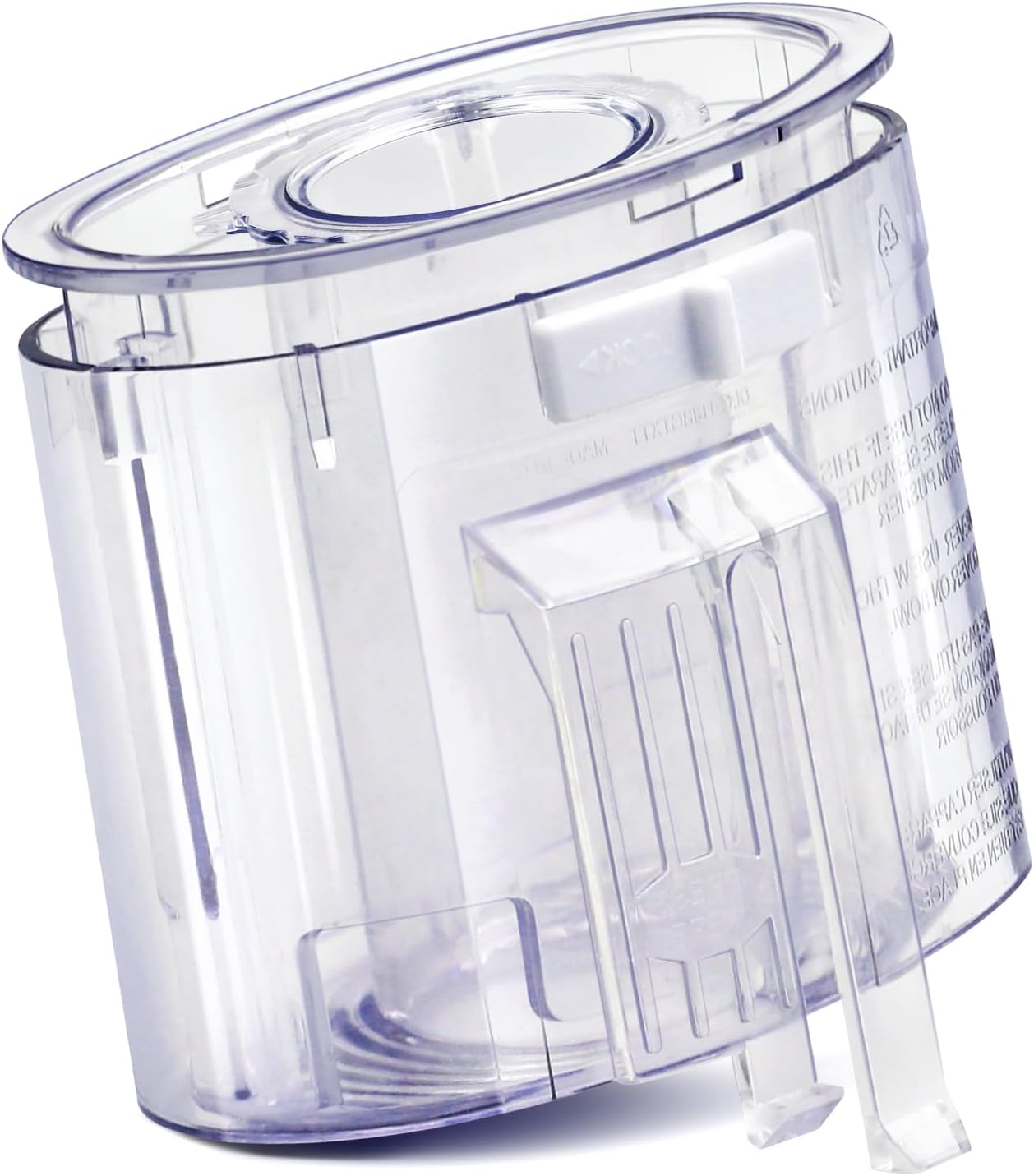 Replacement 7-Cup Pusher & Sleeve Assembly for Cuisinart DLC-10 & DFP-7 Series | Fits DLC-118BGTXT1, DLC-117BGTXT-1, FP-631AGTXT-1 Food Processor Work Bowl