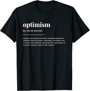 optimism Definition Dictionary Design T-Shirt
