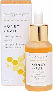 Farmacy Honey Grail Hydrating Face Oil: Sea Buckthorn, Rosehip & Buckwheat Honey for Glowy Skin & Hair (30ml)