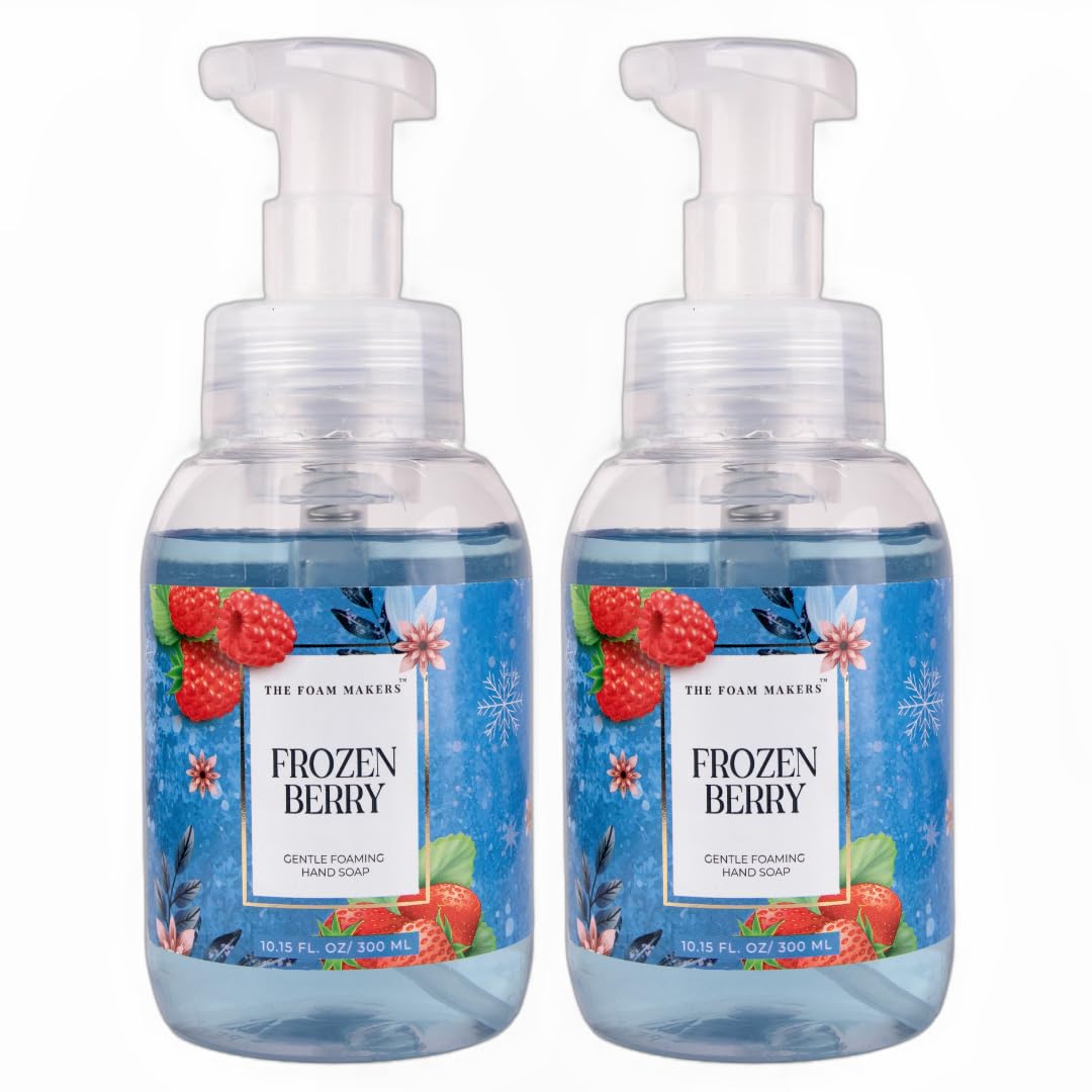 Foaming Handwash Pump - FROZEN BERRY - (Pack Of 2-300ML Each) RICH FOAM SOFT HANDS