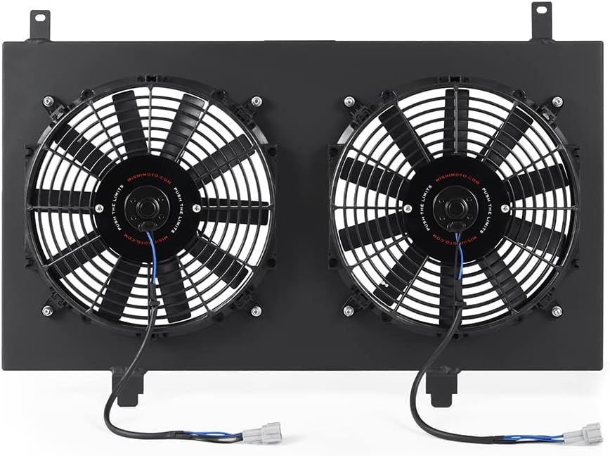 Mishimoto Nissan 350Z Performance Aluminum Fan Shroud Kit, 2003-2006, Black
