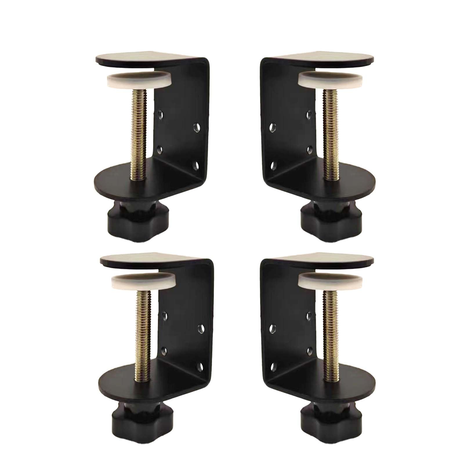 Jhanw Small C Clamps 2 Inch with 4 Small Holes in the Back, 4-Pack Adjustable Desk C-Clamp for Range 0.39"~2" - Image 4