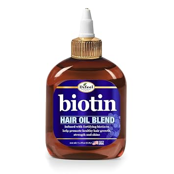 Difeel Biotin Pro GrowthHair Oil Blend 7.1 oz. - Infused with Fortifying Biotin for Healthy Hair Growth