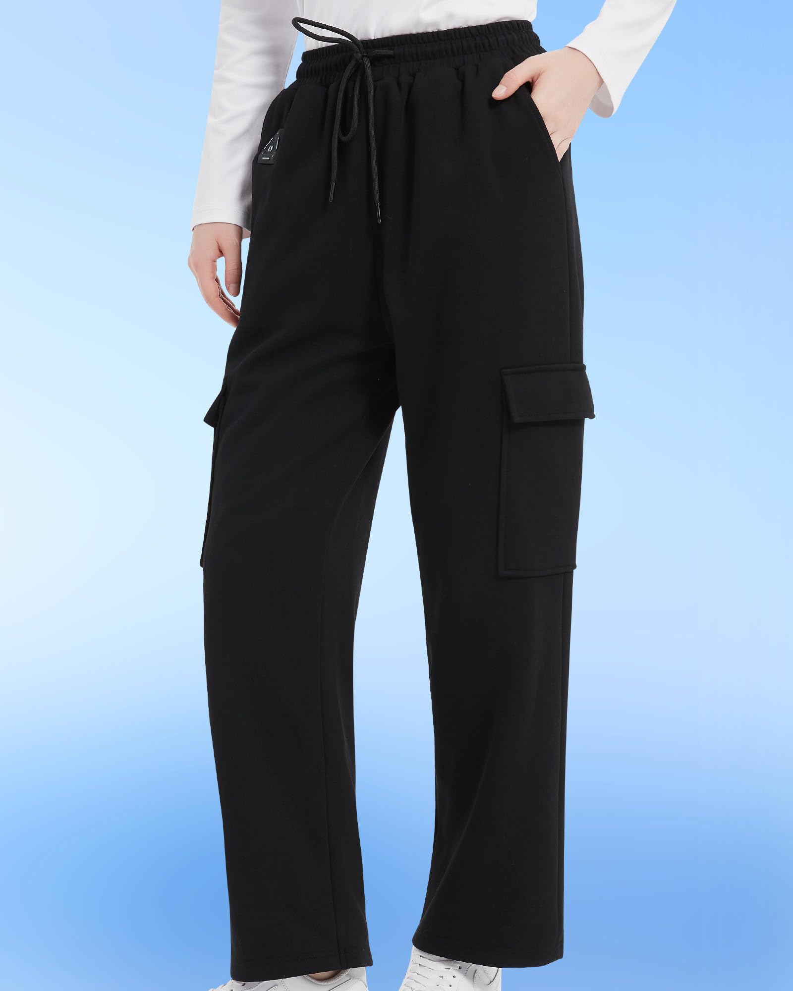 CYCYHEAT Pantaloni Riscaldati Uomo & Donna con Batteria 7,4V 20000mAh e Controllo 4-in-1 – Pantaloni Termici Impermeabili Tecnologia