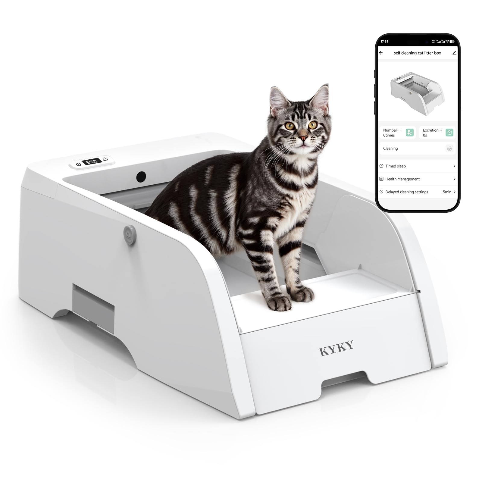 自動猫トイレ 遠隔操作可能 Amazon | 猫自動トイレ 全自動猫トイレ 大型 自動清掃 臭いが漏れ